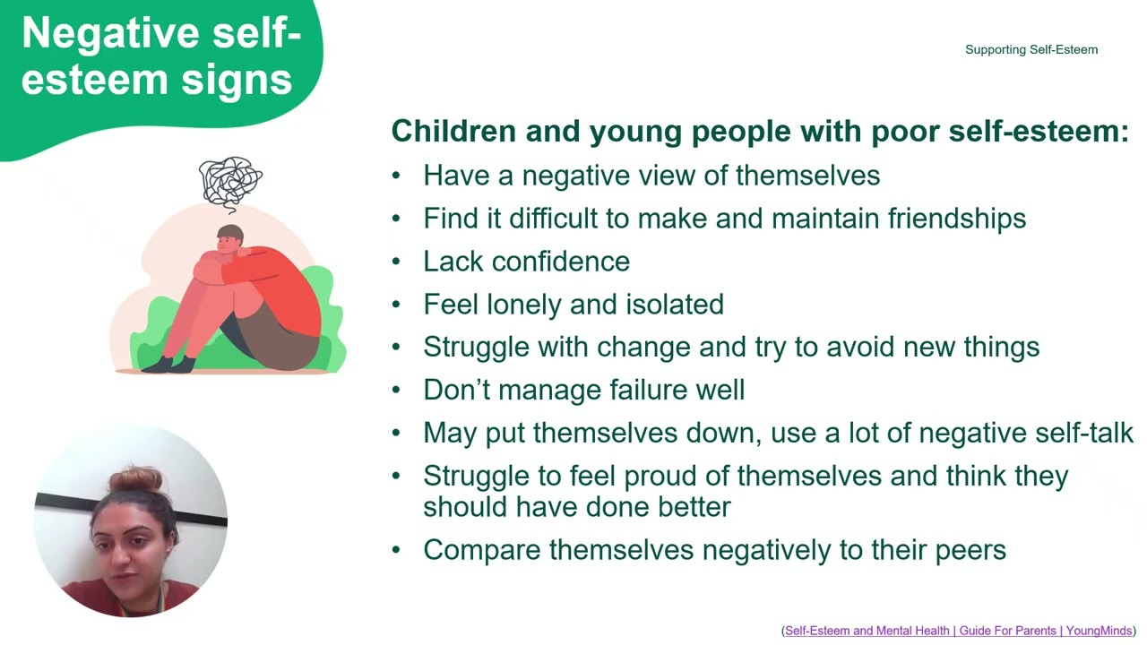 Supporting self-esteem parent/carer workshop