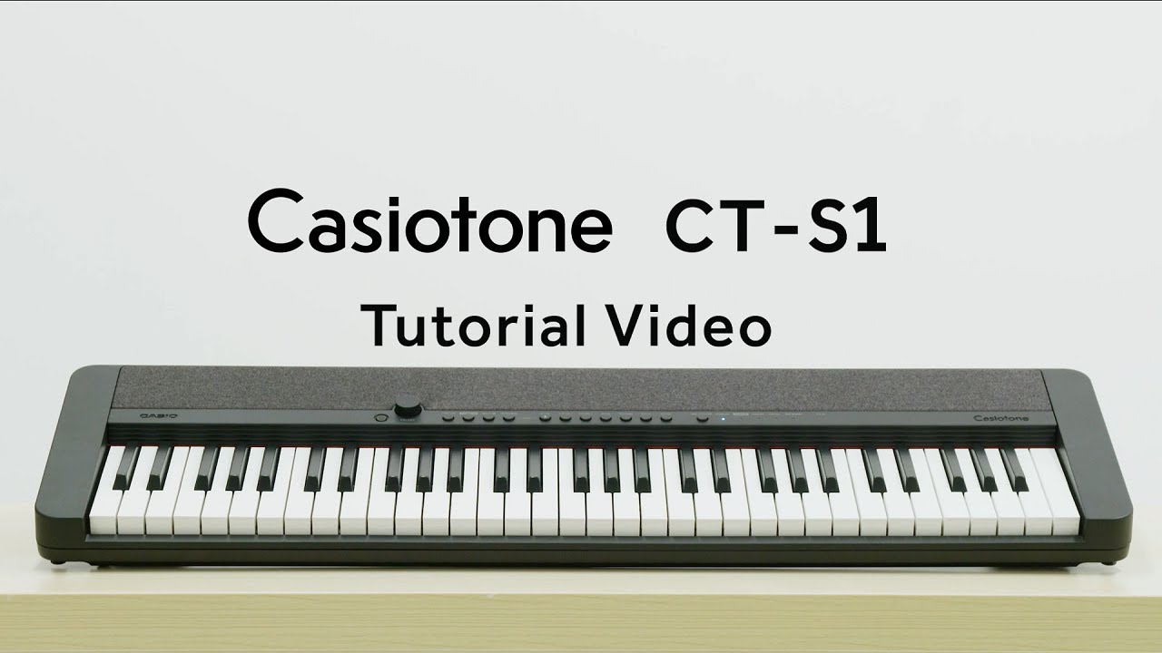 Casiotone CT-S1 Tutorial Video | CASIO