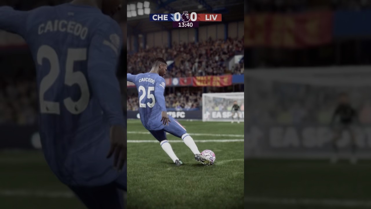Chelsea vs Liverpool 2-1 goal highlights recreated! 🔥 #eafc #eafc26 #fc26 #fut #football #shorts