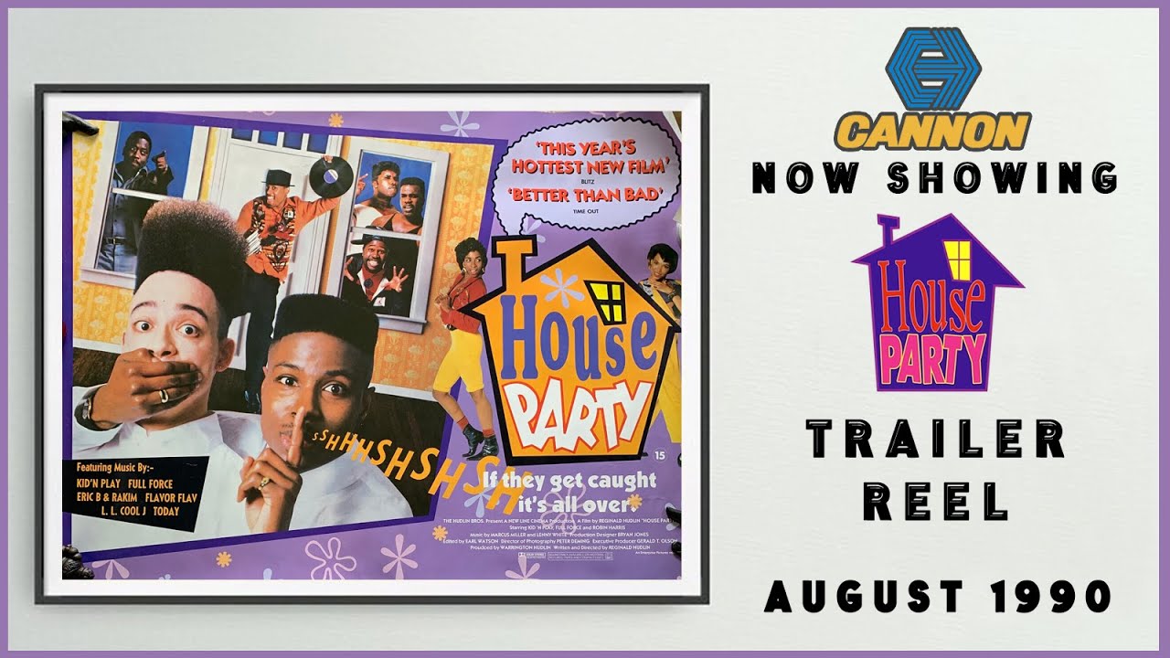 HOUSE PARTY (August 1990 Cannon Cinema Trailer Reel) -- Home Cinema