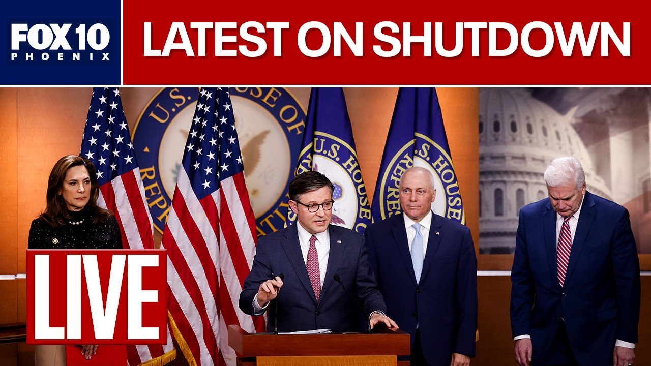 🔴 LIVE: Government Shutdown Day 10: Speaker Johnson remarks l FOX 10 Phoenix
