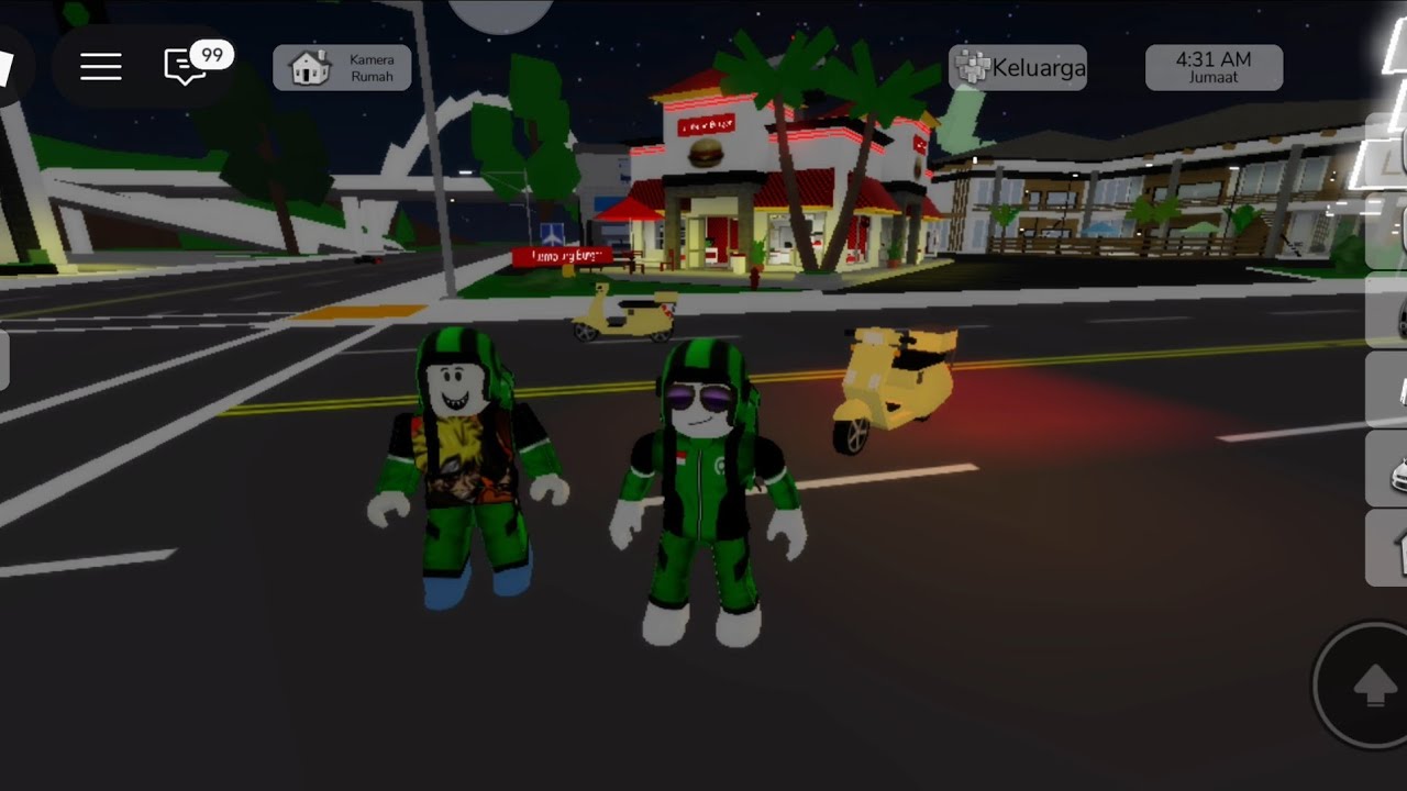 Cepot & Lupit Jadi Gojek Online | ROBLOX 