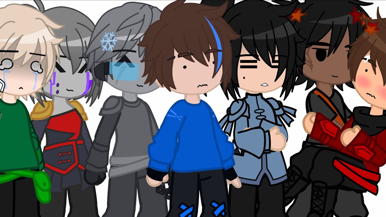 The Ninjago try on their partners uniforms 👥