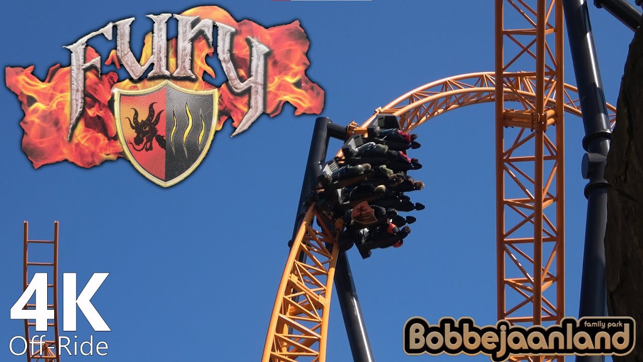 Fury - 4K UHD Off-Ride - Bobbejaanland - Gerstlauer Infinity Coaster - Cinematic