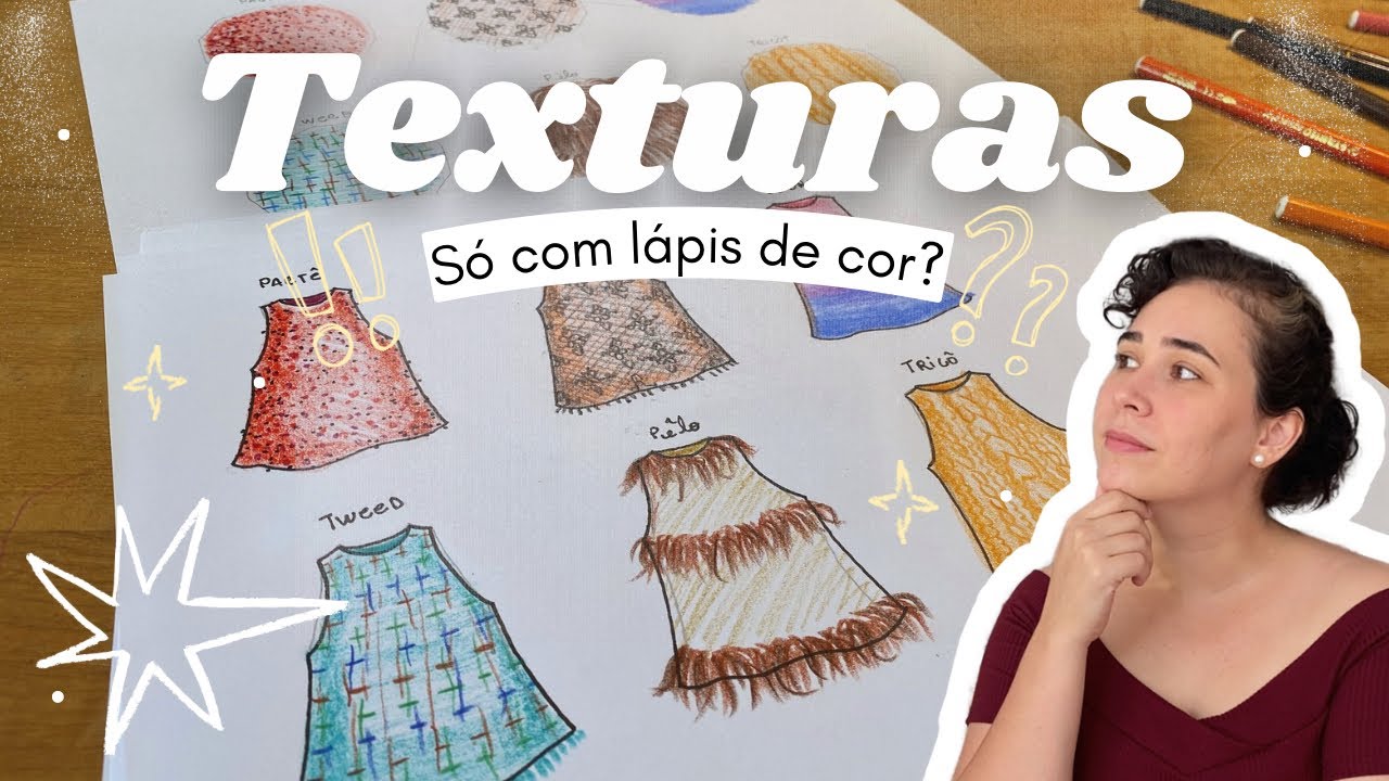 Como Fazer Texturas Incríveis no Desenho de Moda (Passo a Passo!)
