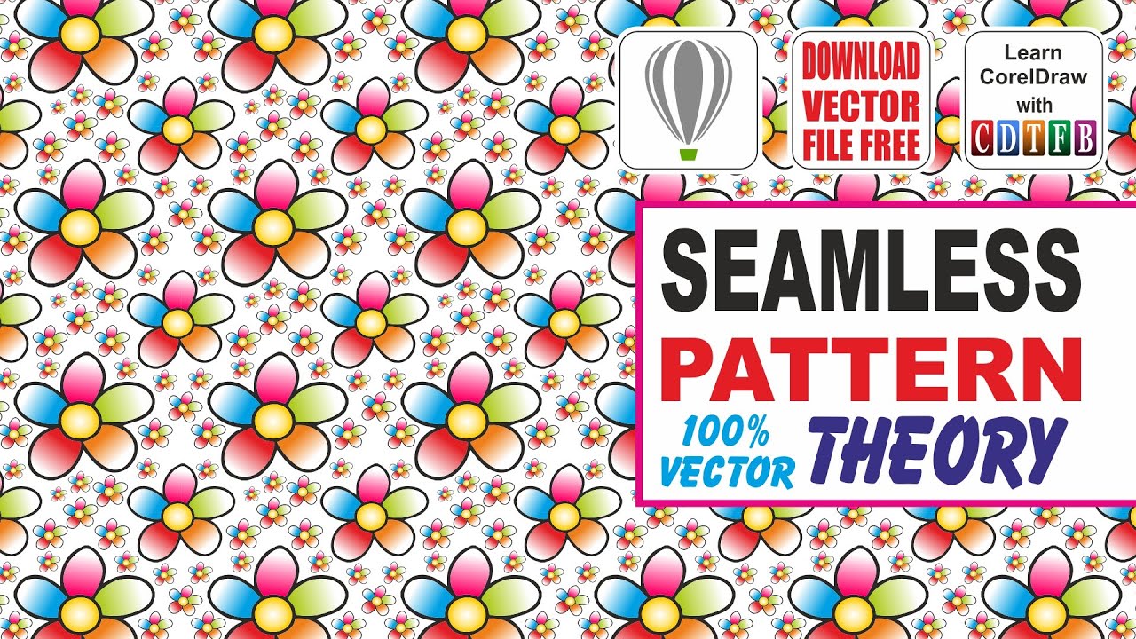 Pattern Design In CorelDraw | CDTFB | Learn corel with cdtfb