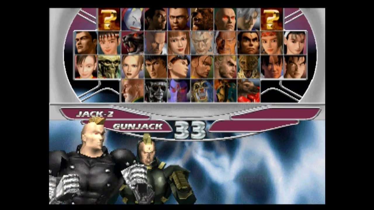 건잭&잭2 컴까기 [철권 태그 토너먼트1] - Tekken tag tournament (TTT) Gunjack&Jack2