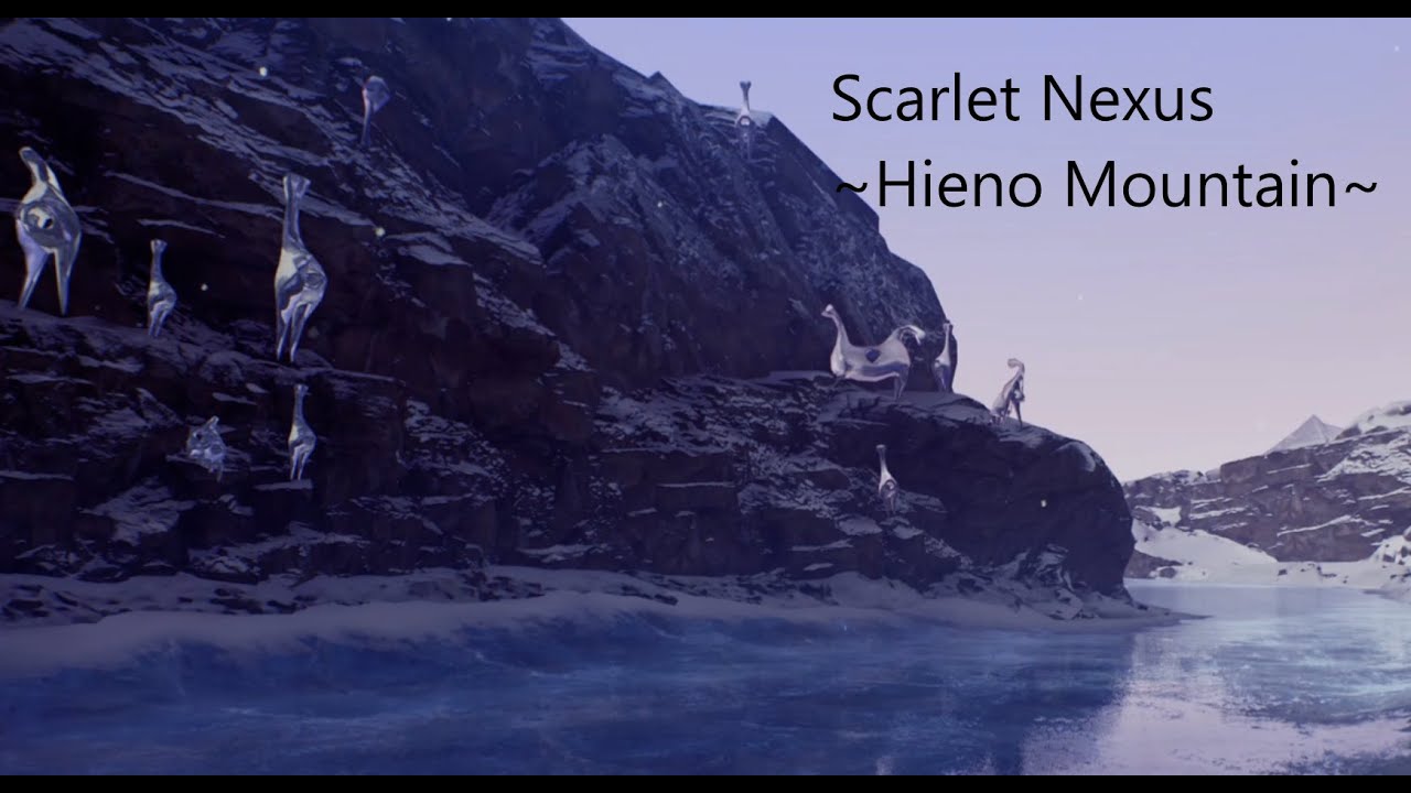 Relaxing music with Scarlet Nexus - Hieno Mountain scene