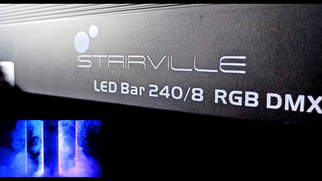 Stairville LED Bar 240/8... DIE G&Uuml;NSTIGSTE LED BAR? | LightDrummer