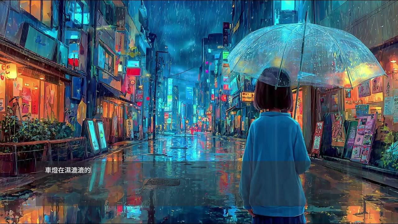 Neon Solitude — Rainy Night City Lofi | 霓虹孤獨 雨夜城市 Lofi