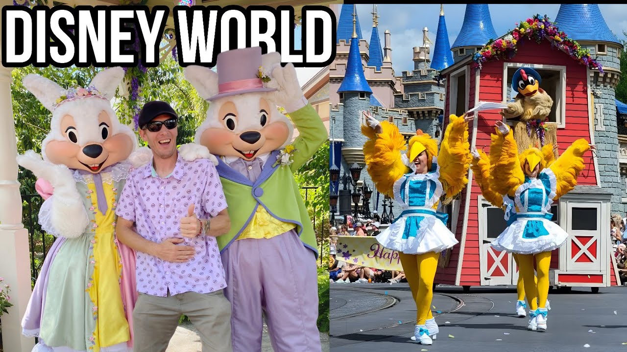 Celebrating Easter at Disney World | Parade, Easter Bunny, Treats & Pin Trading!