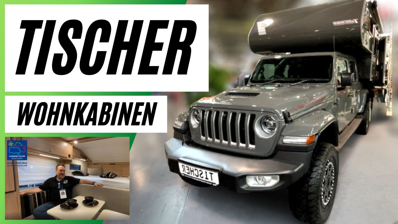 JEEP GLADIATOR | TISCHER 260SD WOHNKABINE | 4x4 WOHNMOBIL | OFFROAD MONSTER