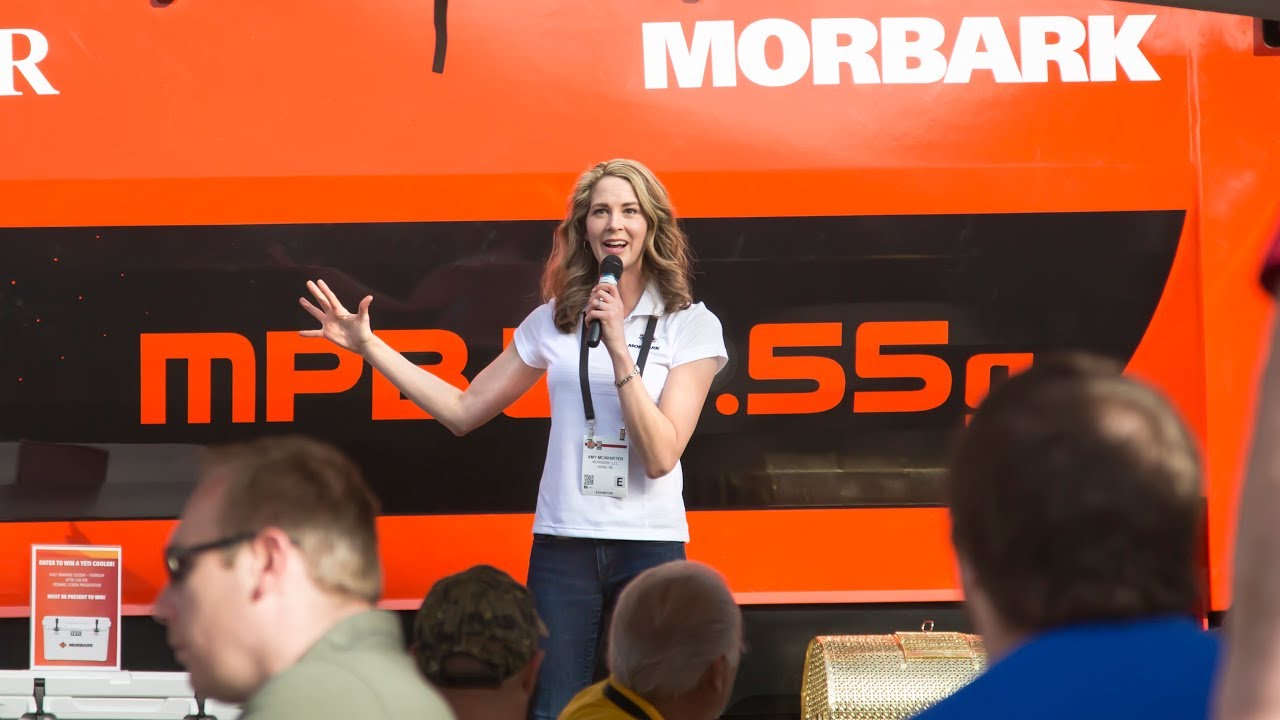 Morbark HT1042 Shredder @ ConExpo - Trade Show Presenter Amy McWhirter