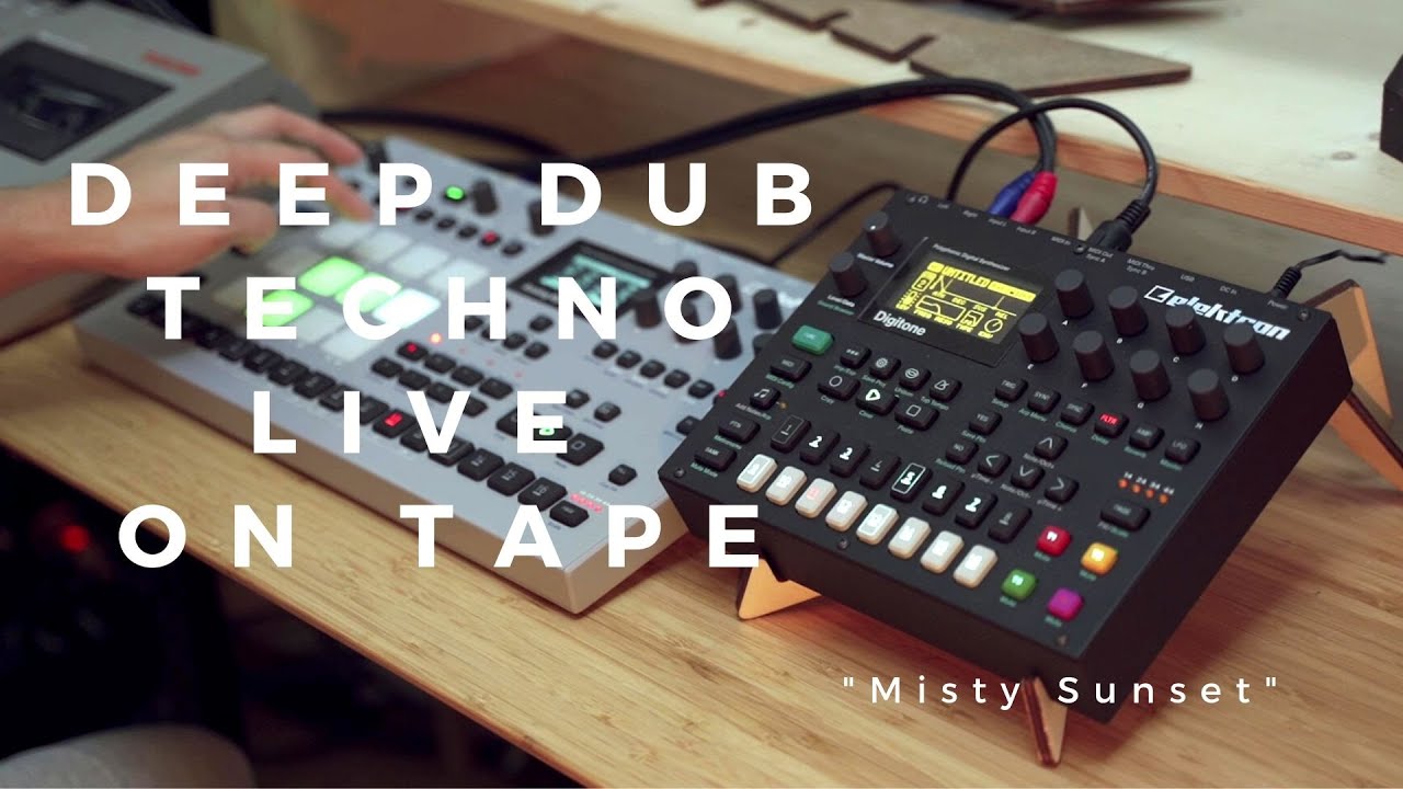 Deep Dub Techno Live on Tape (Digitone, Rytm, Portastudio) | 