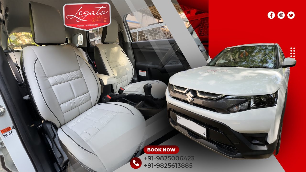 Custom-Fit Legato Seat Covers &ndash; The Perfect Upgrade for Your Brezza #legatoseatcovers