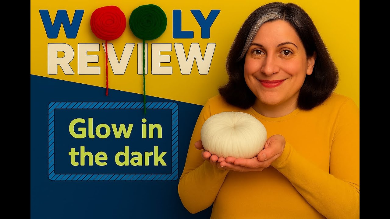 Wooly review - Yarnsmiths Glow in the dark Aran🧶 #woolwarehouse #glowinthedark  #yarnsmiths