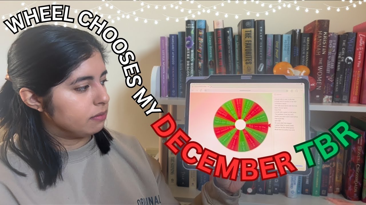 DECEMBER TBR 🎅📚| the wheel picks my tbr (pls don’t judge my thumbnail I forgot to take a cute pic)
