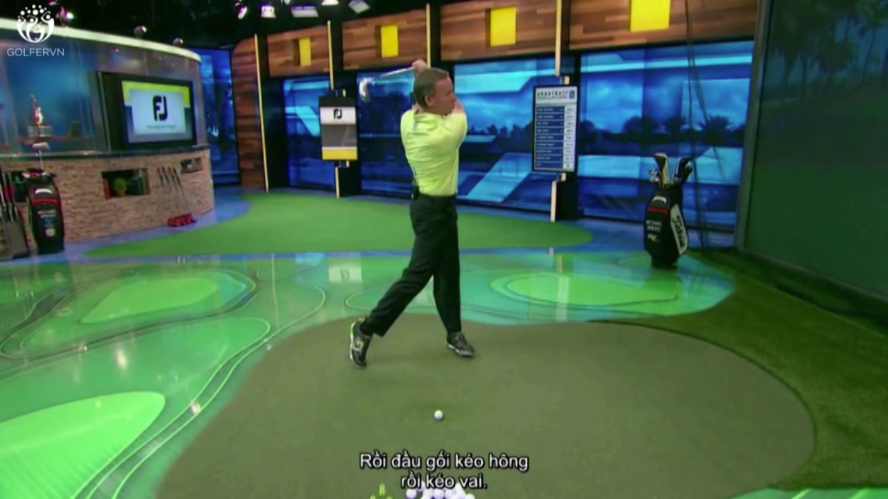 Xoay hông khi downswing| Golfervn.com