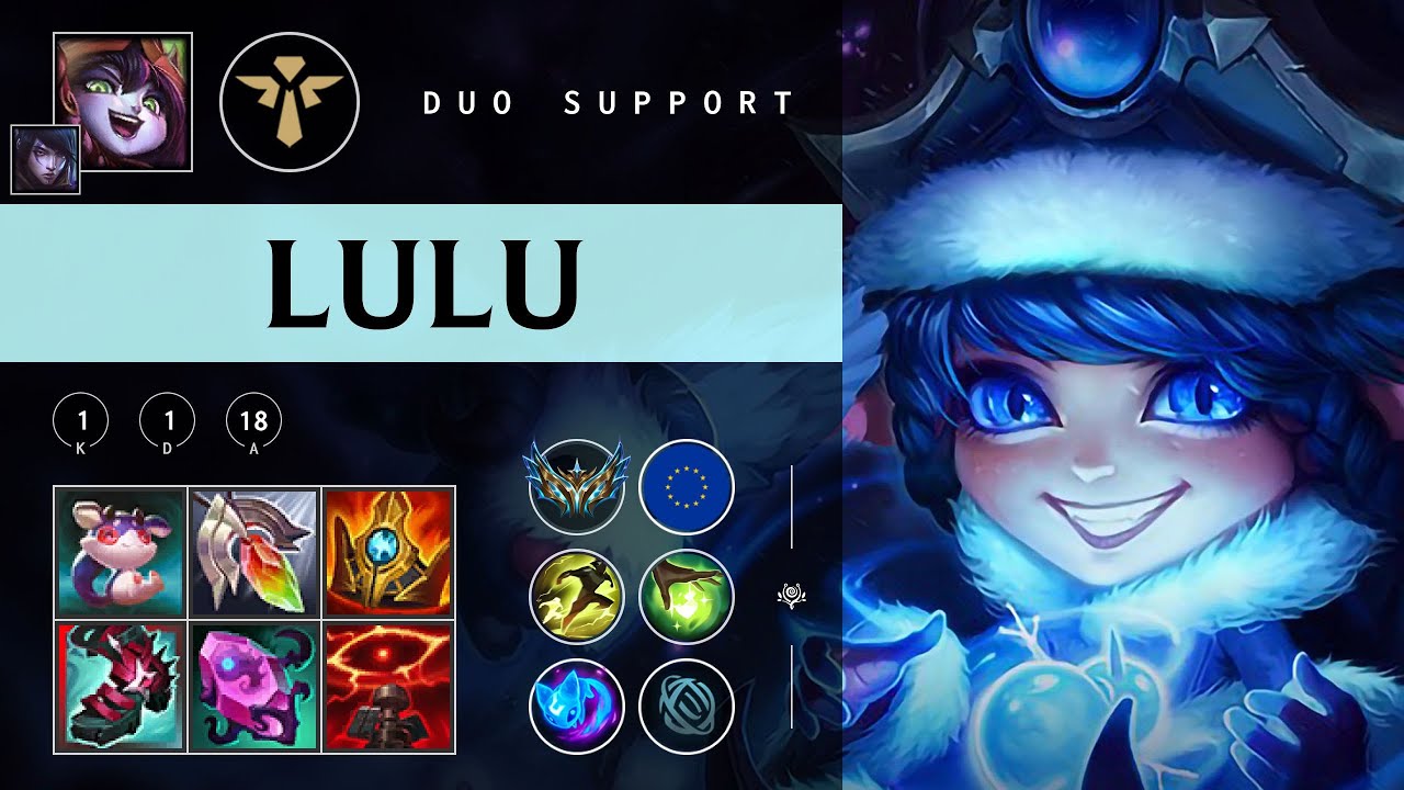 Lulu Support vs Karma - EUW Challenger Patch 25.24
