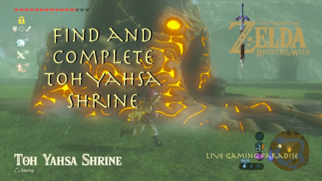 Breath of the Wild - Toh Yahsa Shrine Guide