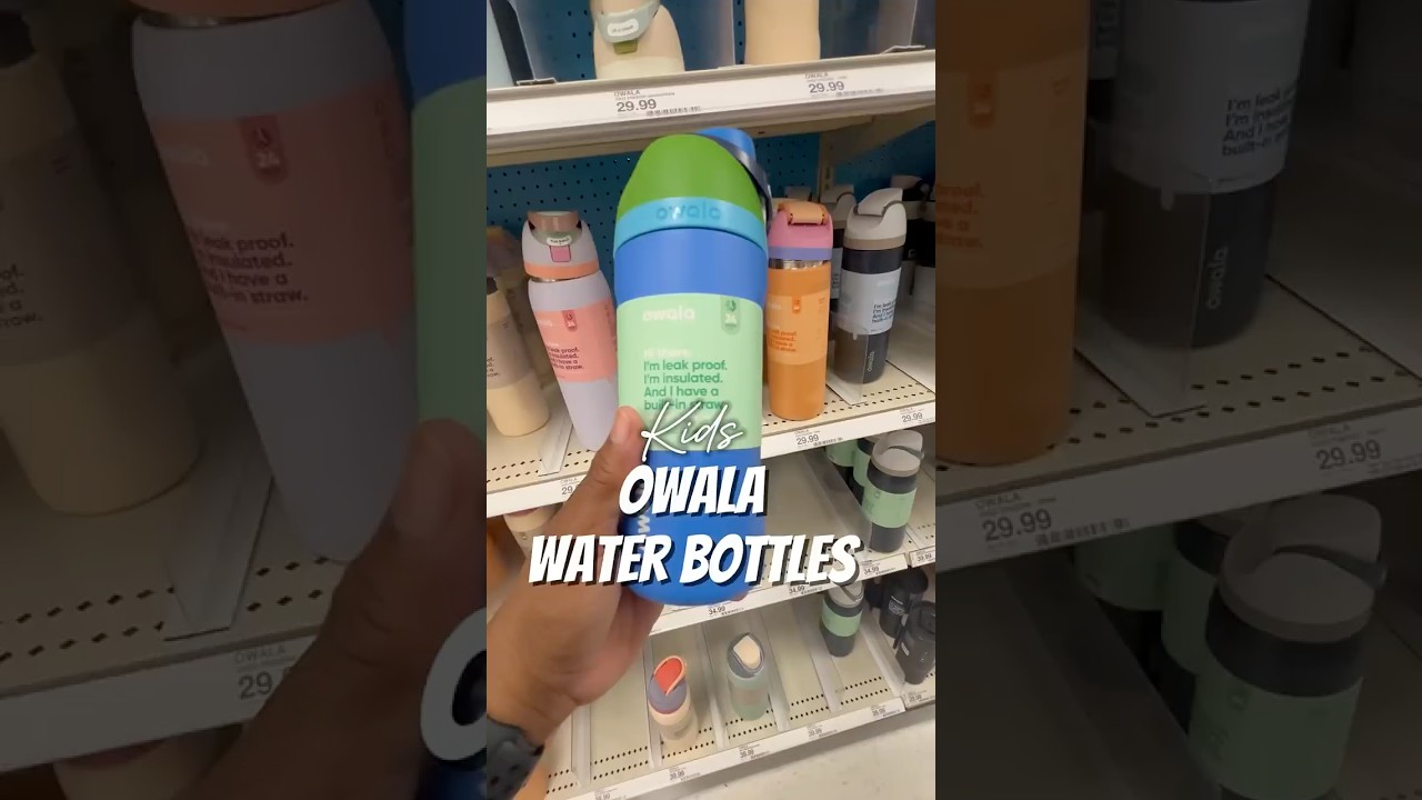 Kids Owala Water Bottles #kids #owala #waterbottle #backtoschool #school #schoolsupplies #momlife