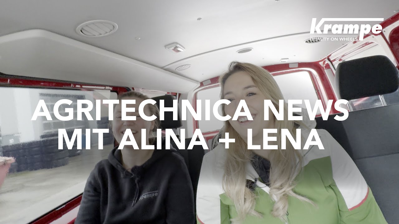 Agritechnica-Vorfreude mit Alina & Lena! 🌧️🚜