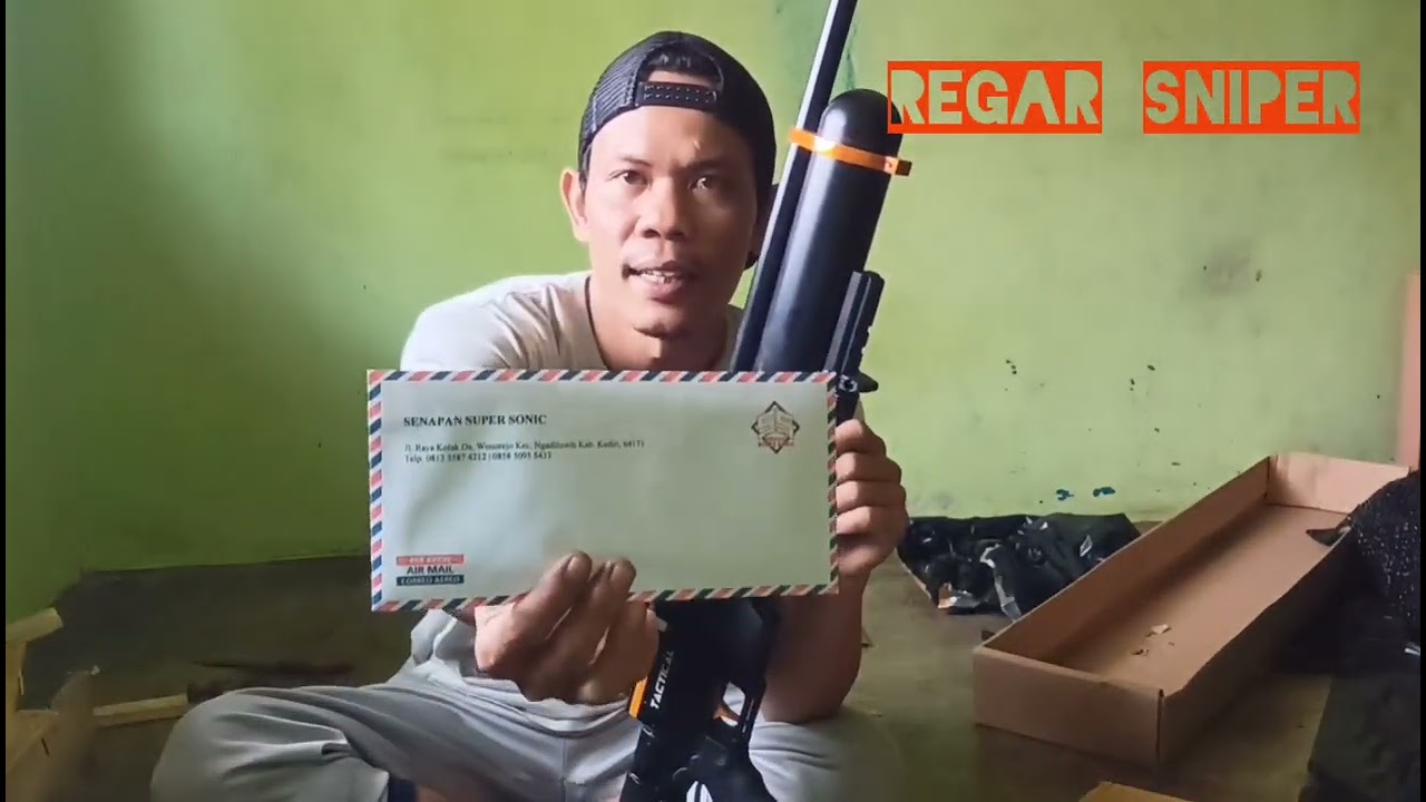 UNBOXING Senapan PCP Bocap Predator Taktikal 500cc