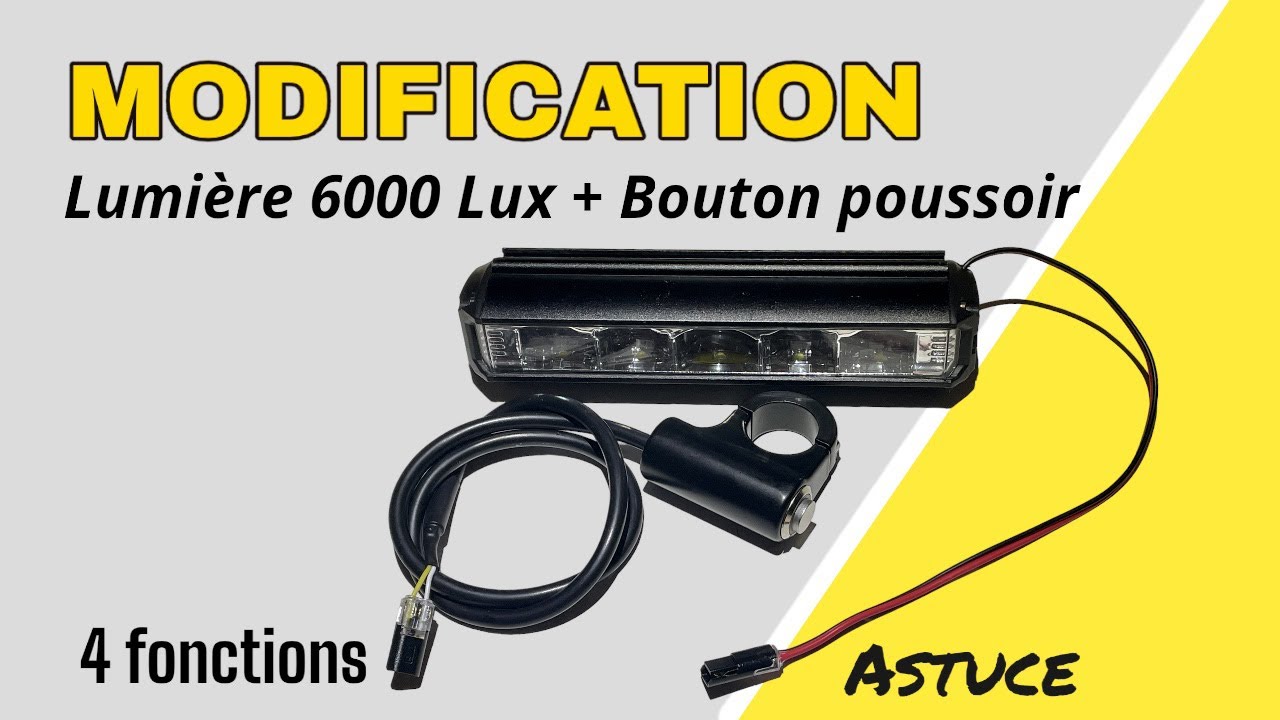 Modification - Phare avant avec bouton de commande