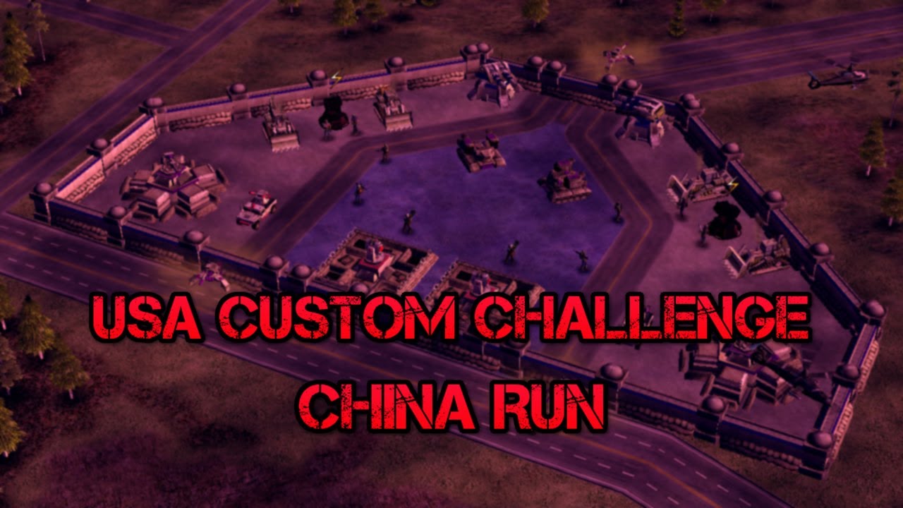 C&C Shockwave 1.201 RedDeadSmeg's USA All Generals Challenge - China Run
