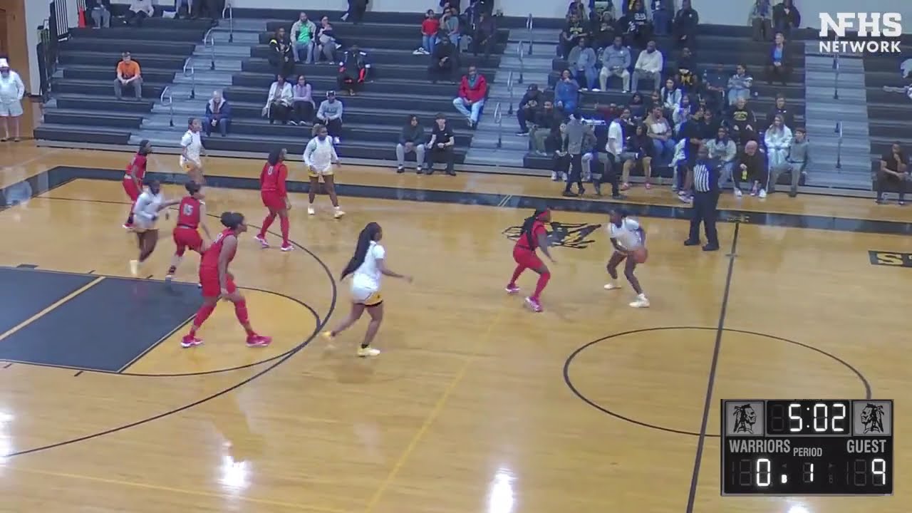 Game #23 Biloxi Lady Indians (21-1) vs. D'lberville Lady Warriors (4-15) (W 40-7)