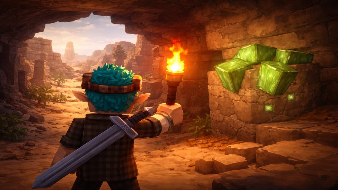 Je retourne dans le désert pour le THORIUM | Hytale | E5 S1