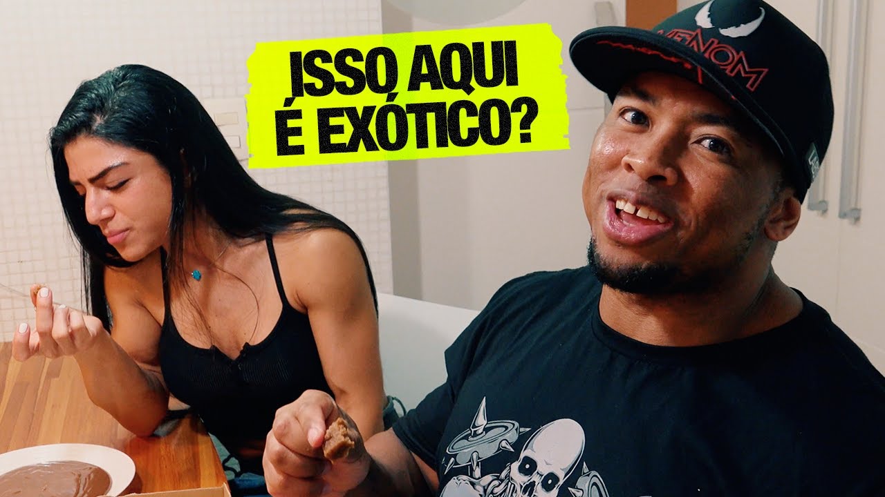RUDE BOY E SABINE EXPERIMENTAM COMIDAS BRASILEIRAS 😂 Rude Boy TV