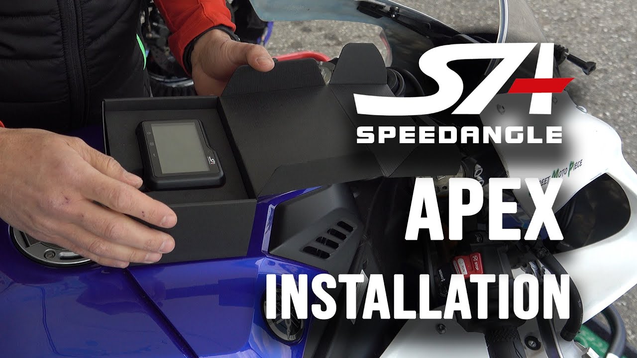 Installation du chronomètre, support, capteur d'inclinaison du Speed Angle Apex