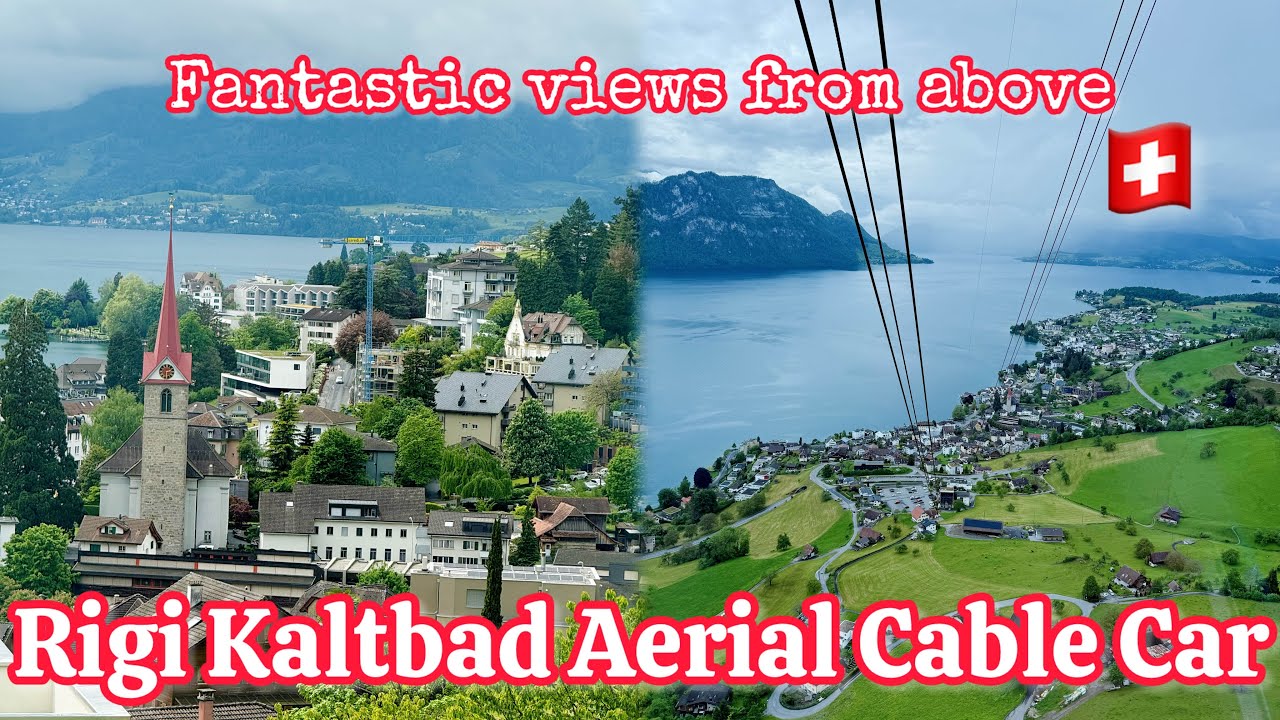 Weggis - Rigi Kaltbad Aerial Cable Car | Weggis Walk | Lake Lucerne | Above Forest & Nagelfluh Rock