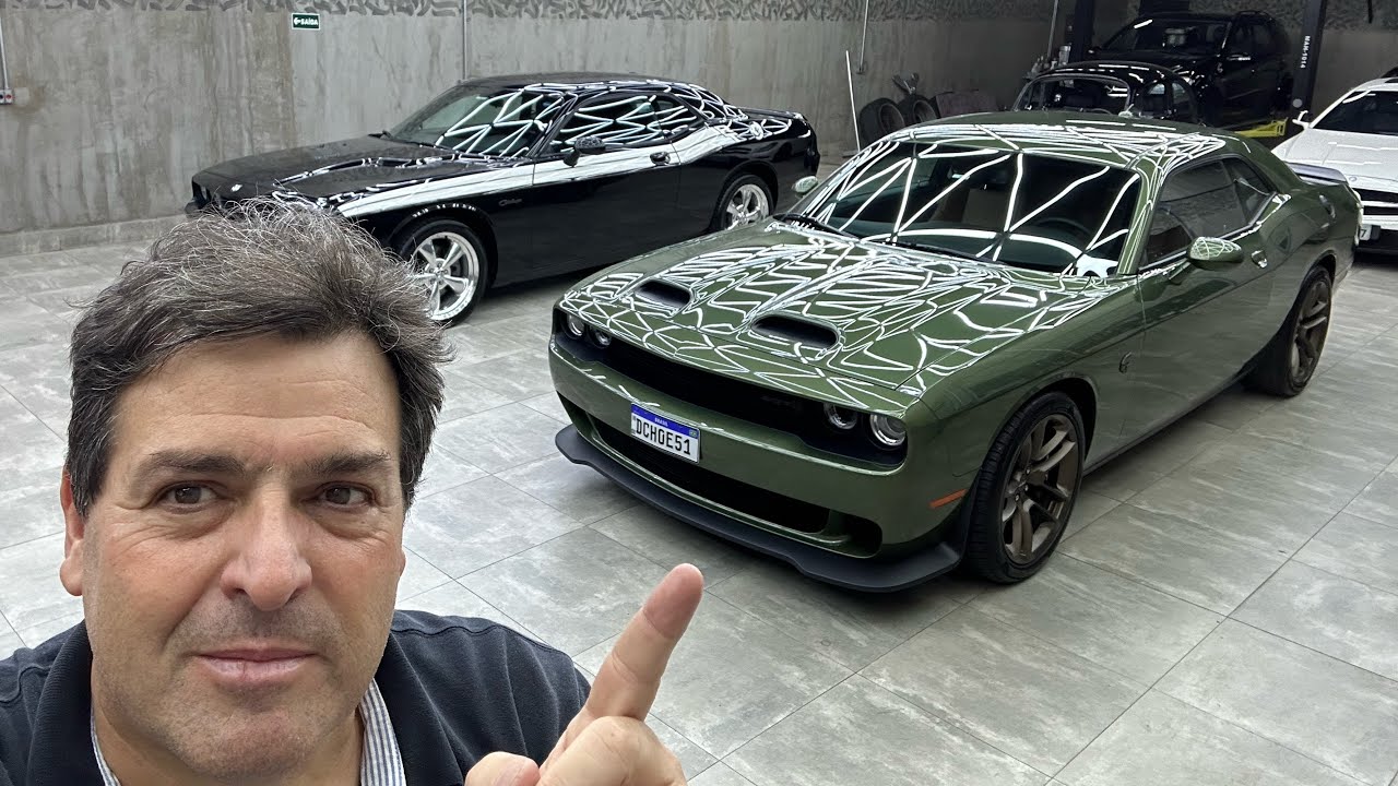 COMPARANDO O CHALLENGER R/T 2010 COM O HELLCAT 2023 & O RESGATE DOS CARROS DOS MEUS PAIS
