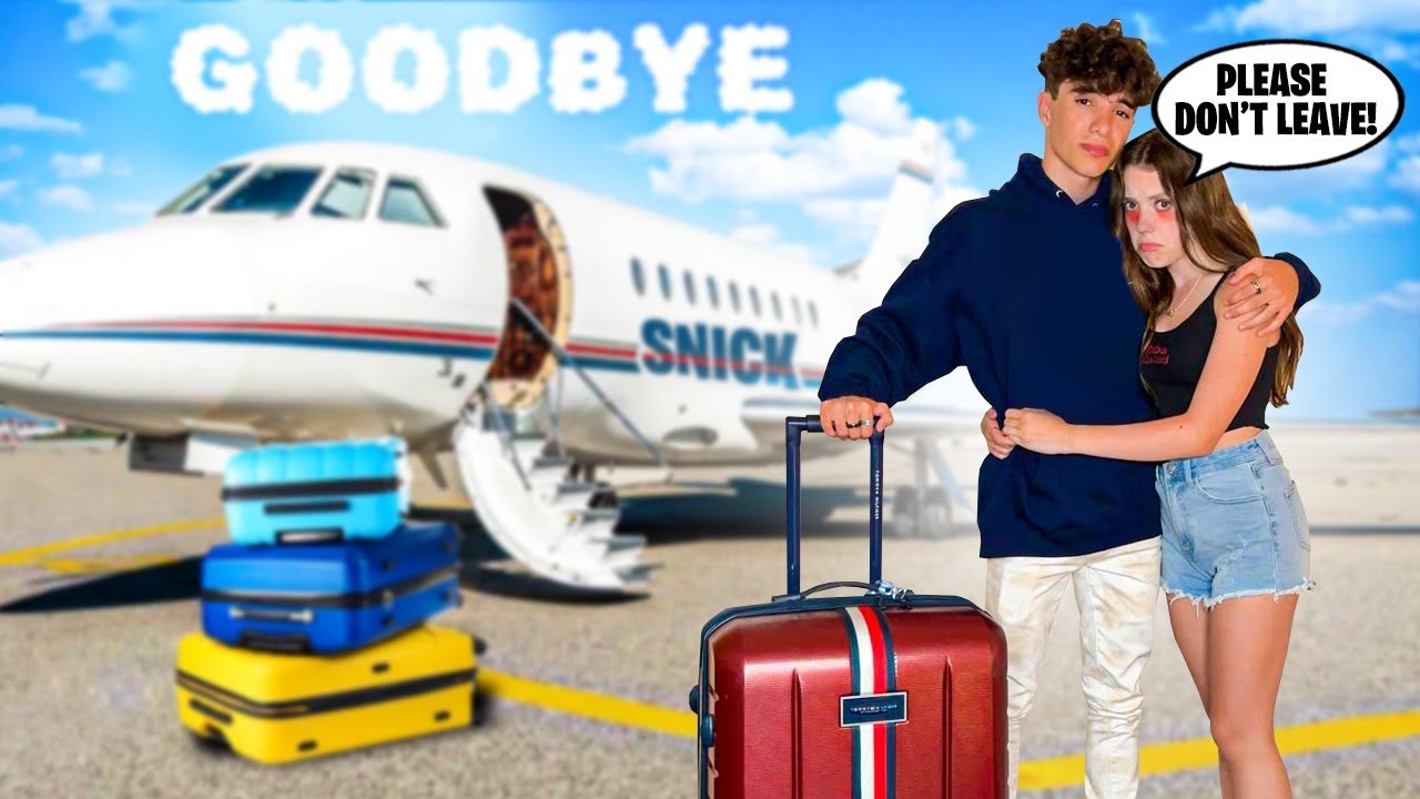 SAYING GOODBYE TO MY CRUSH **EMOTIONAL REACTION**😭✈️ |Nick Bencivengo