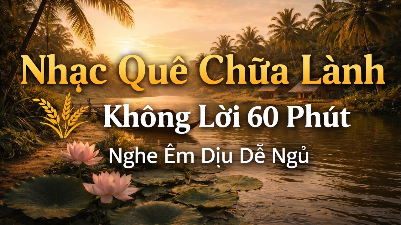 Nhạc Quê Hương Không Lời 🌾 Êm Dịu – Thư Giãn – Dễ Ngủ