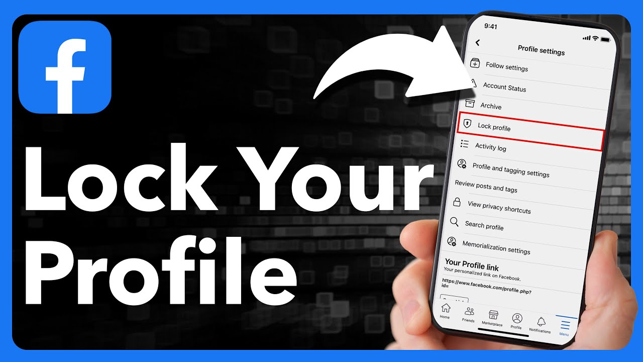 How To Lock Facebook Profile On iPhone