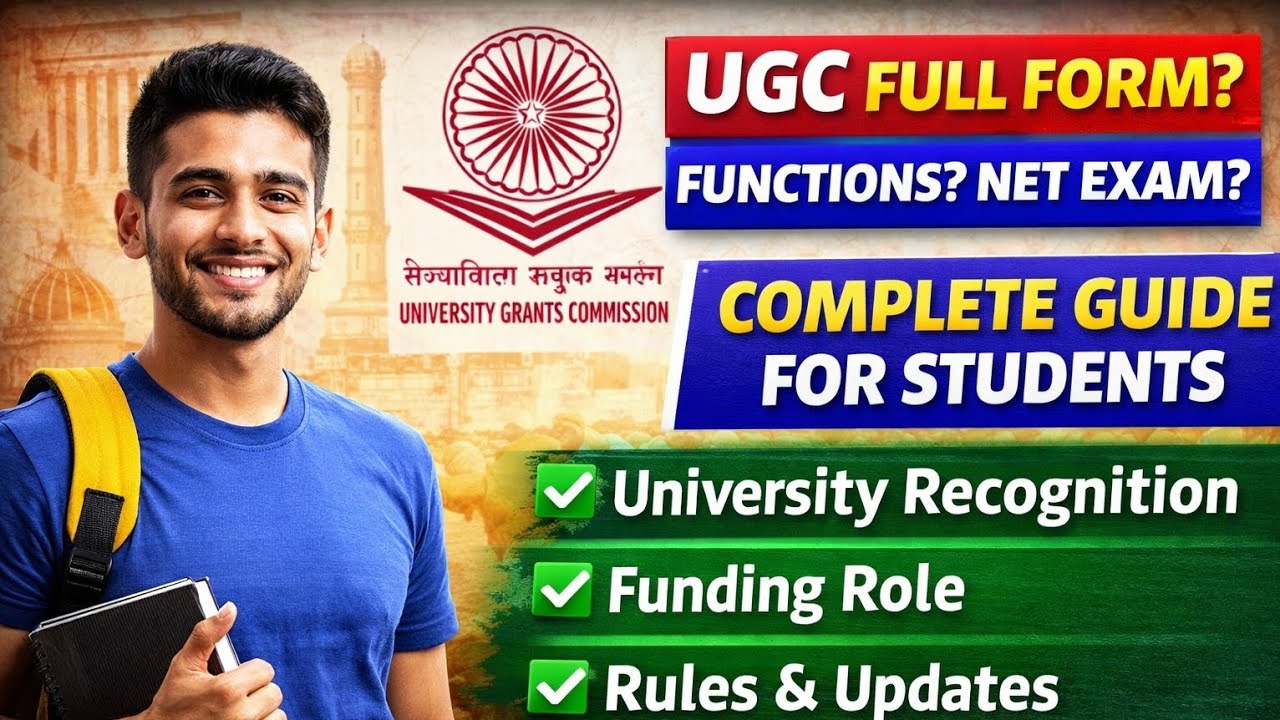 UGC Full Details in Hindi 🔥 UGC NET, Role, Functions | Exam Oriented