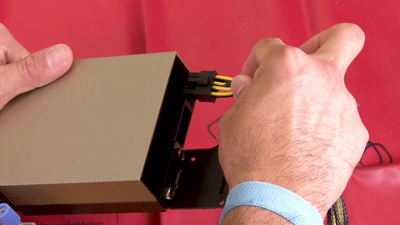 Lenovo ThinkSystem SR650 V2 installing a GPU adapter