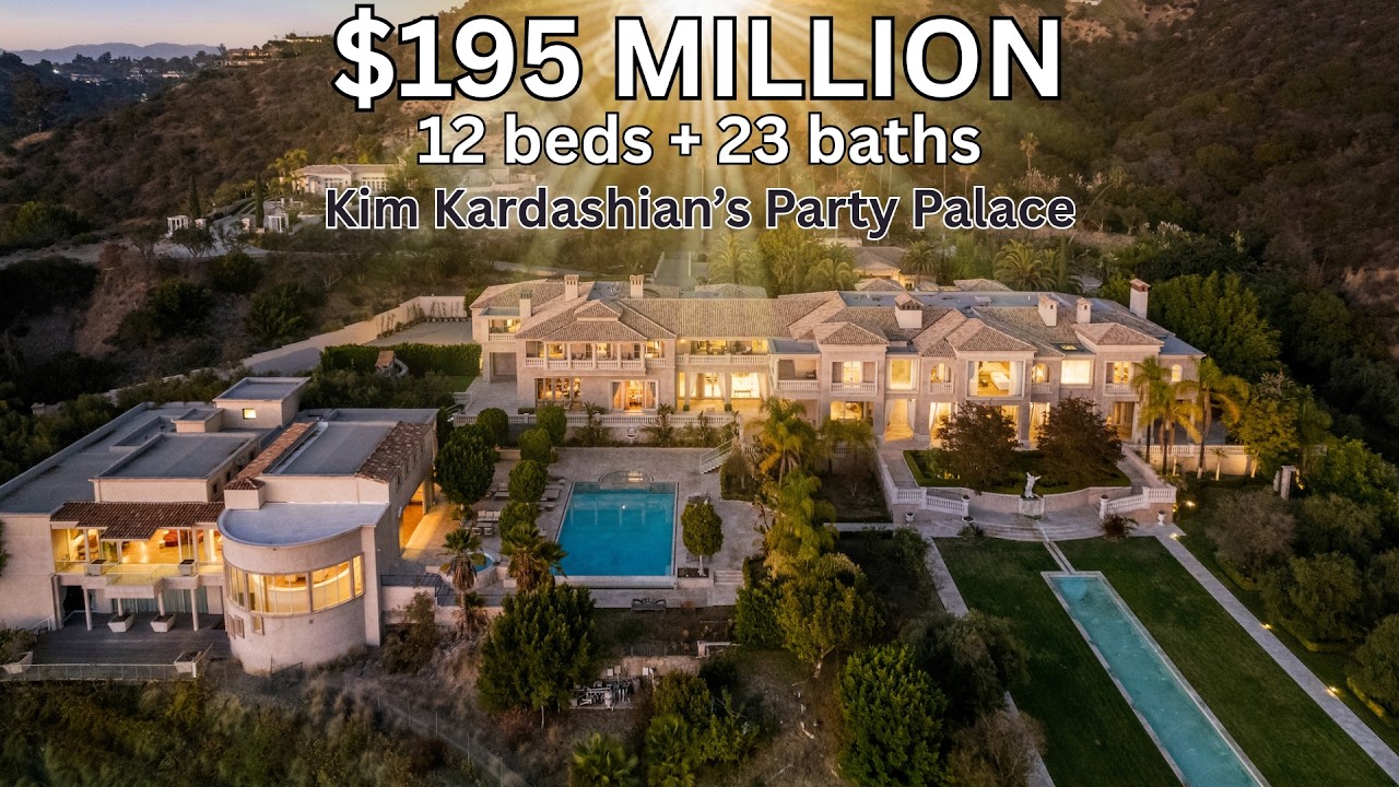 $195M Beverly Hills Mega-Mansion: Kim K's Secret Party Palace (Full Tour)