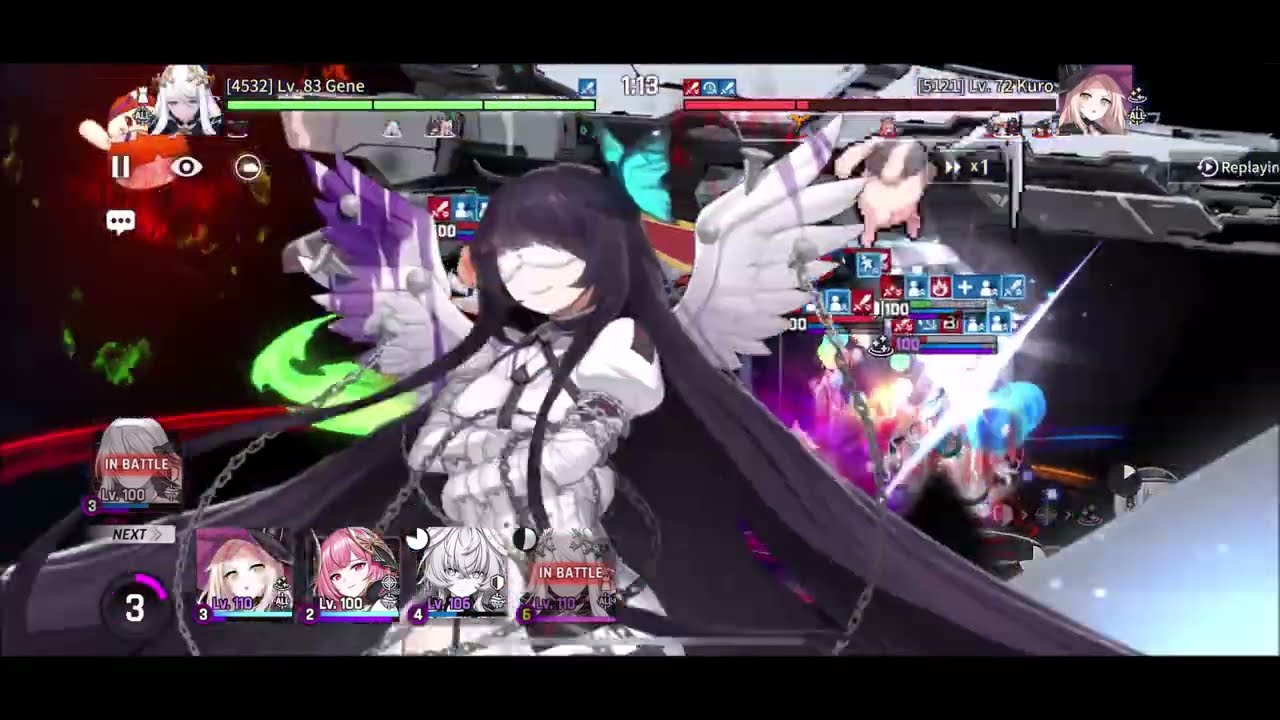 CounterSide Ranked  PVP match 187
