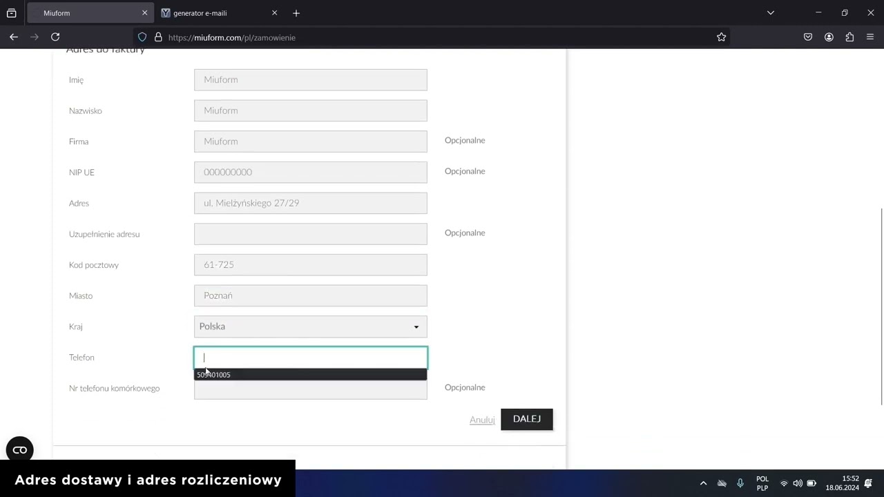 Jak złożyć zamówienie personalizowane w MIUFORM