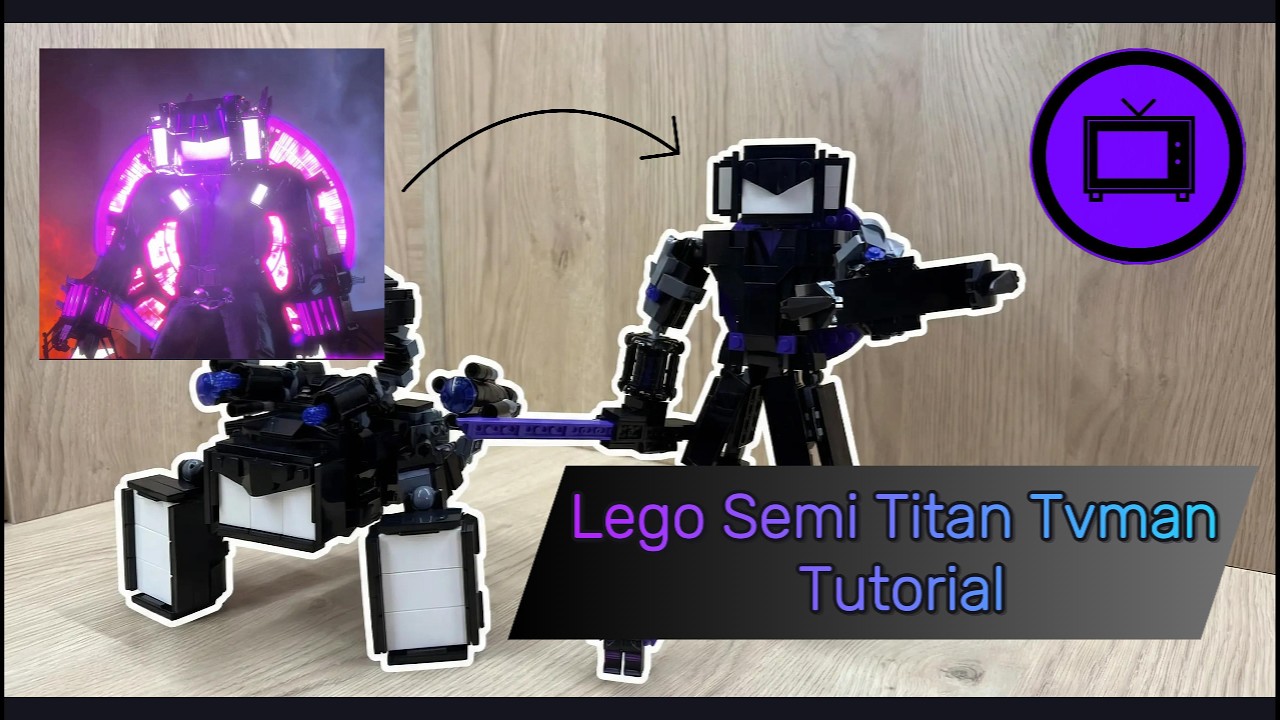 Lego Semi Titan Tvman Tutorial #bringboomback #legoskibidi #lego #legotutorial #