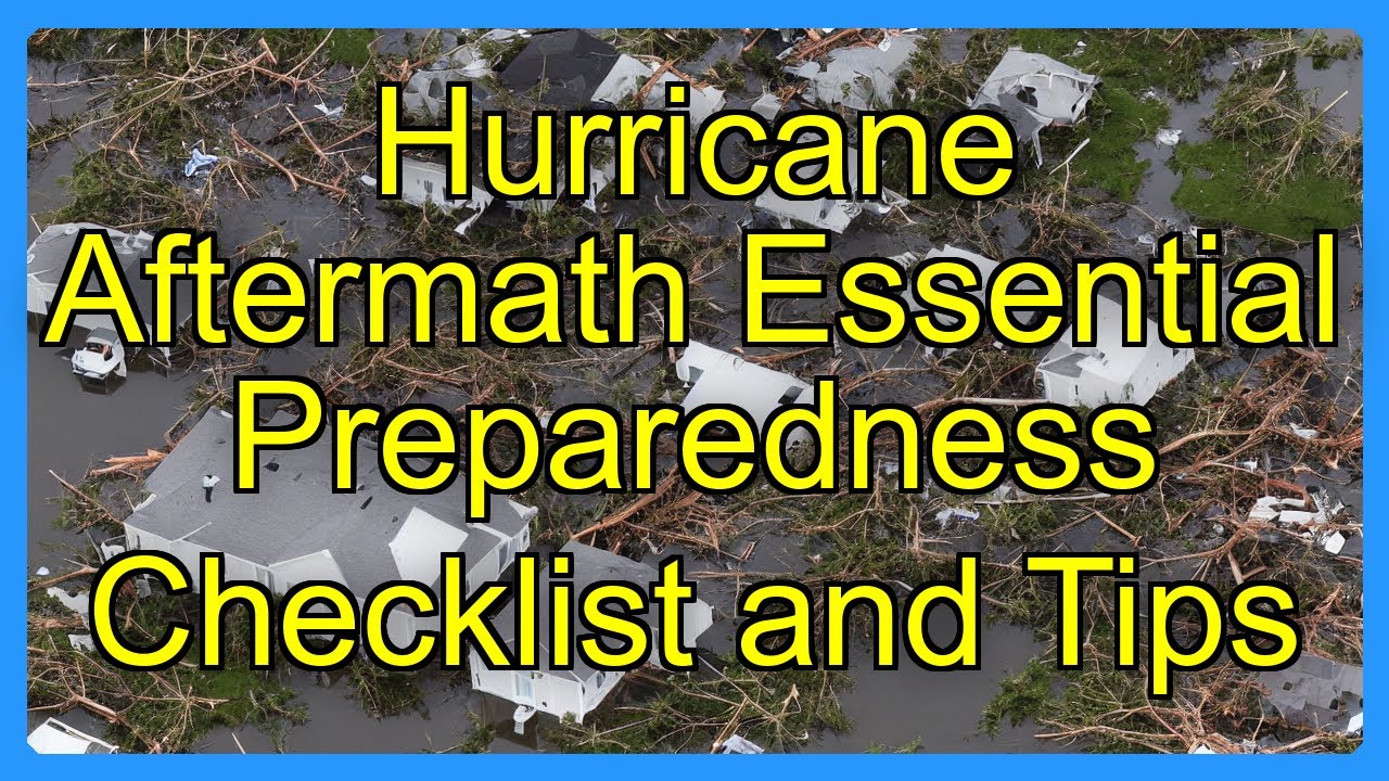 Hurricane Aftermath Essential Preparedness Checklist and Tips