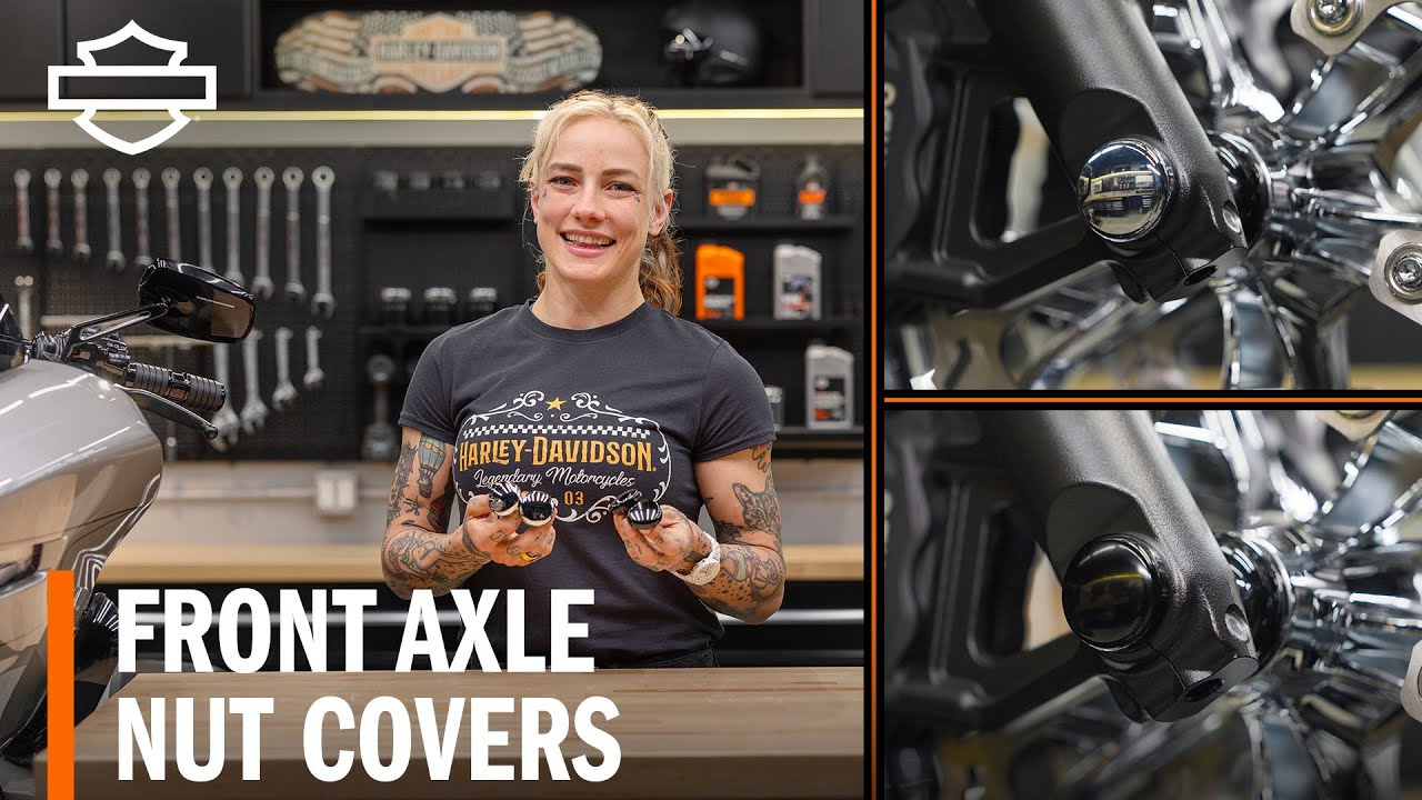 Harley-Davidson Front Axle Nut Covers Overview
