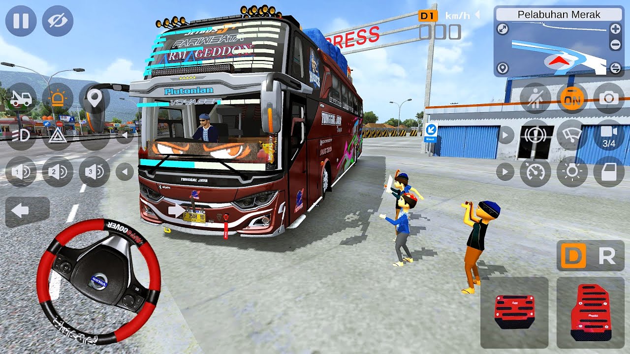 Bus Armageddon Tunggal Jaya 36 Corong Kasih Basuri Sama Bocil Telolet