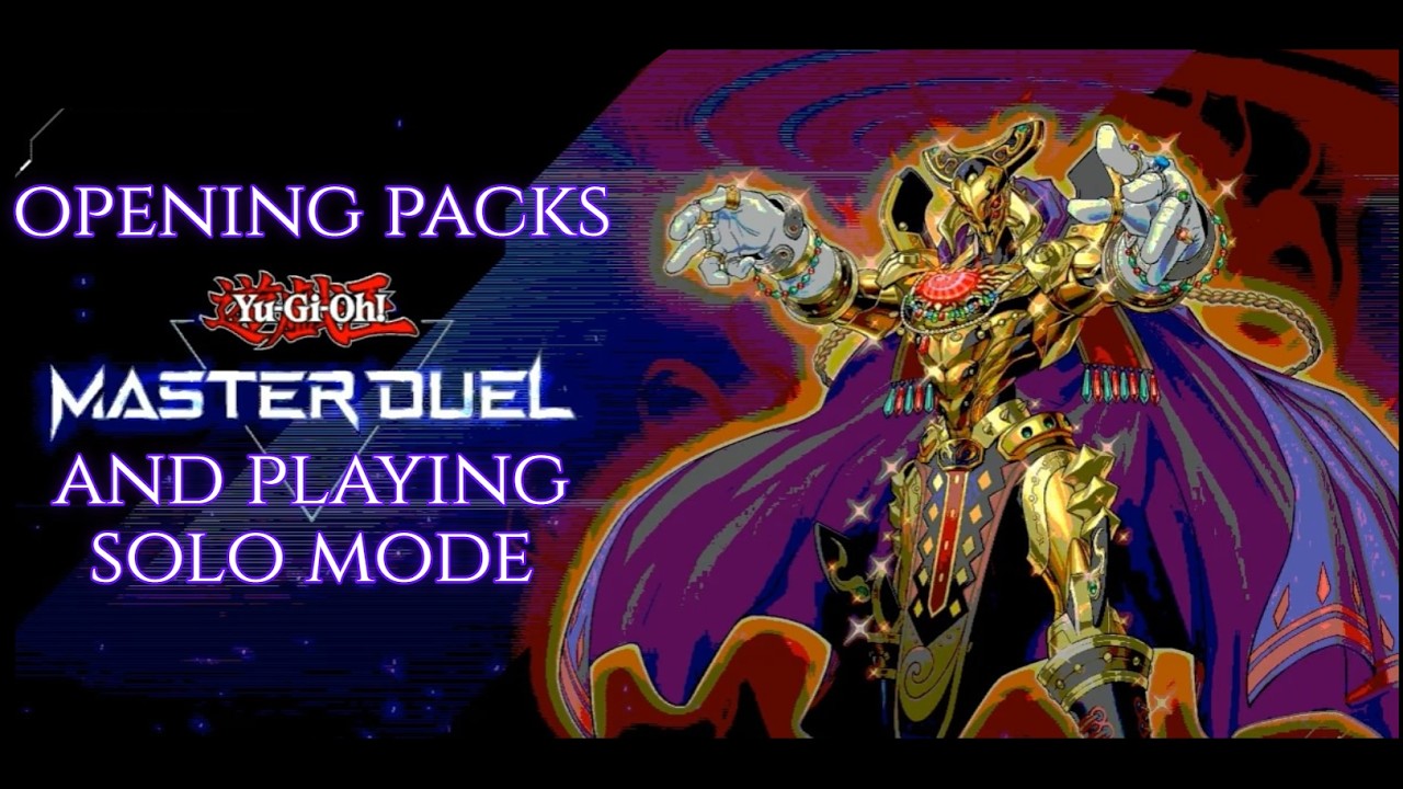 YuGiOh! Master Duel Opening Packs And Playing Solo Mode Eldlich the conqueor Ep 8