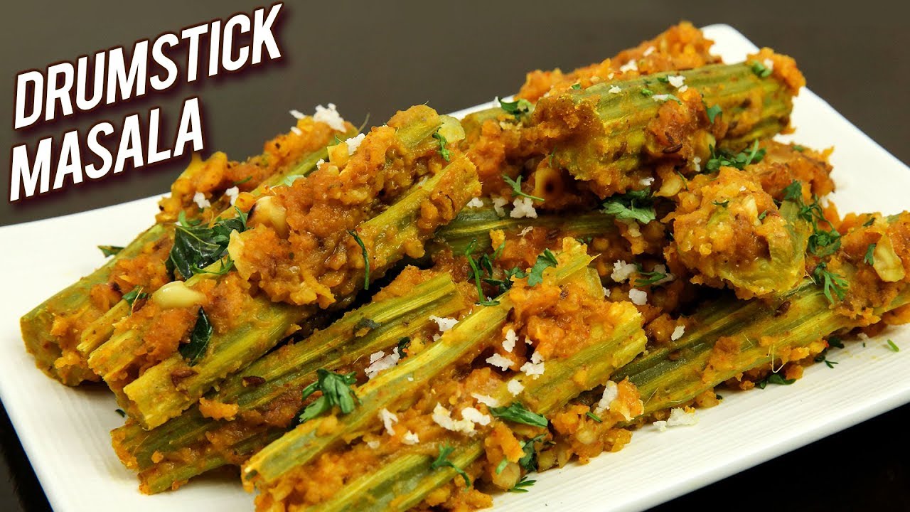 Drumstick Masala Recipe - How To Make Masala Drumstick - Homemade Masala Drumstick - Ruchi
