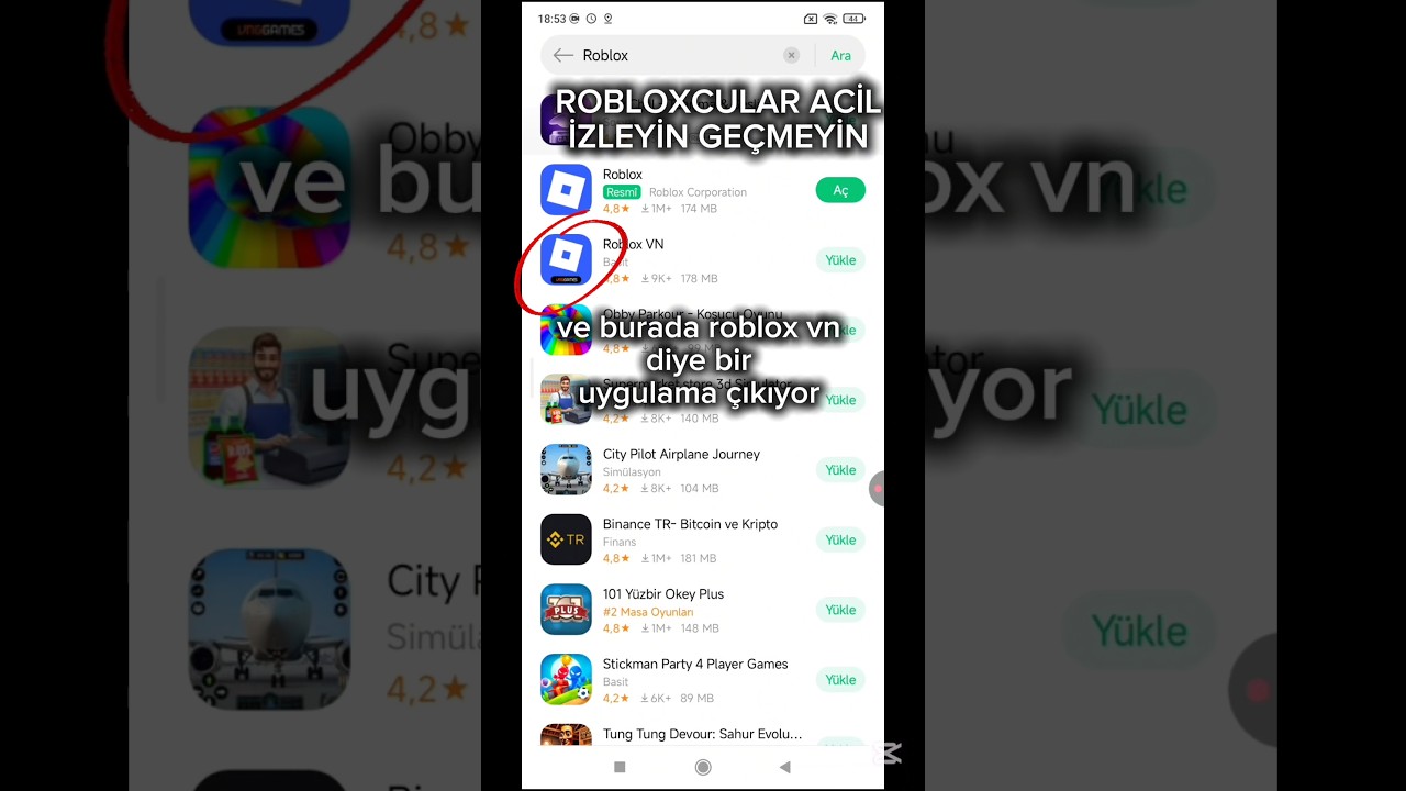 Robloxu VPN siz g&uuml;venli indirebilirsiniz🐣💐|#keşfet #roblox#ytdayibenionecikarnolur| @BerasTV